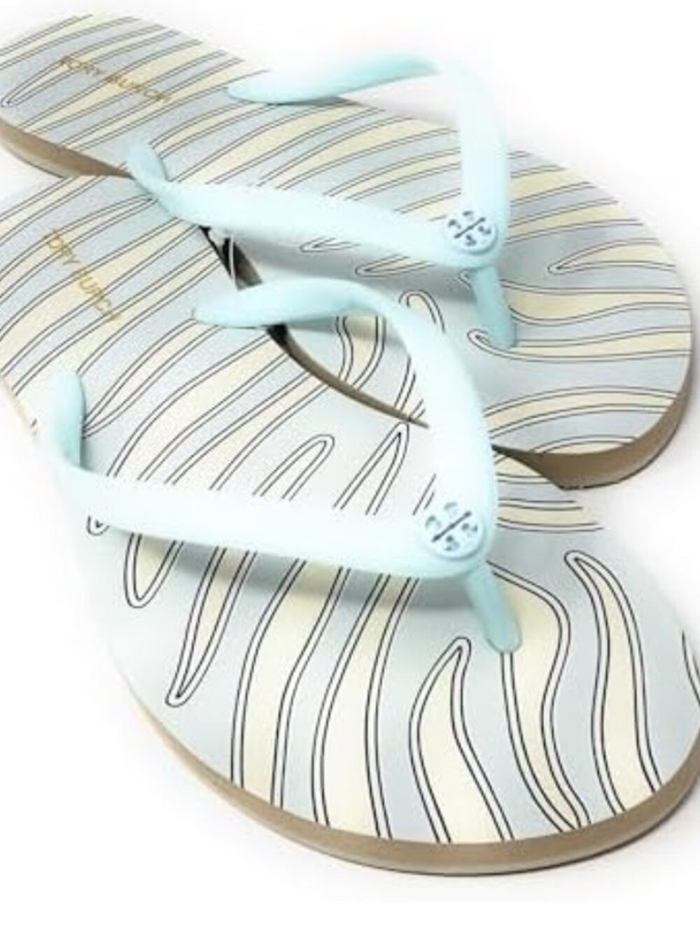 NEW Tory Burch Chelsea Flip Flop sandals in Blue